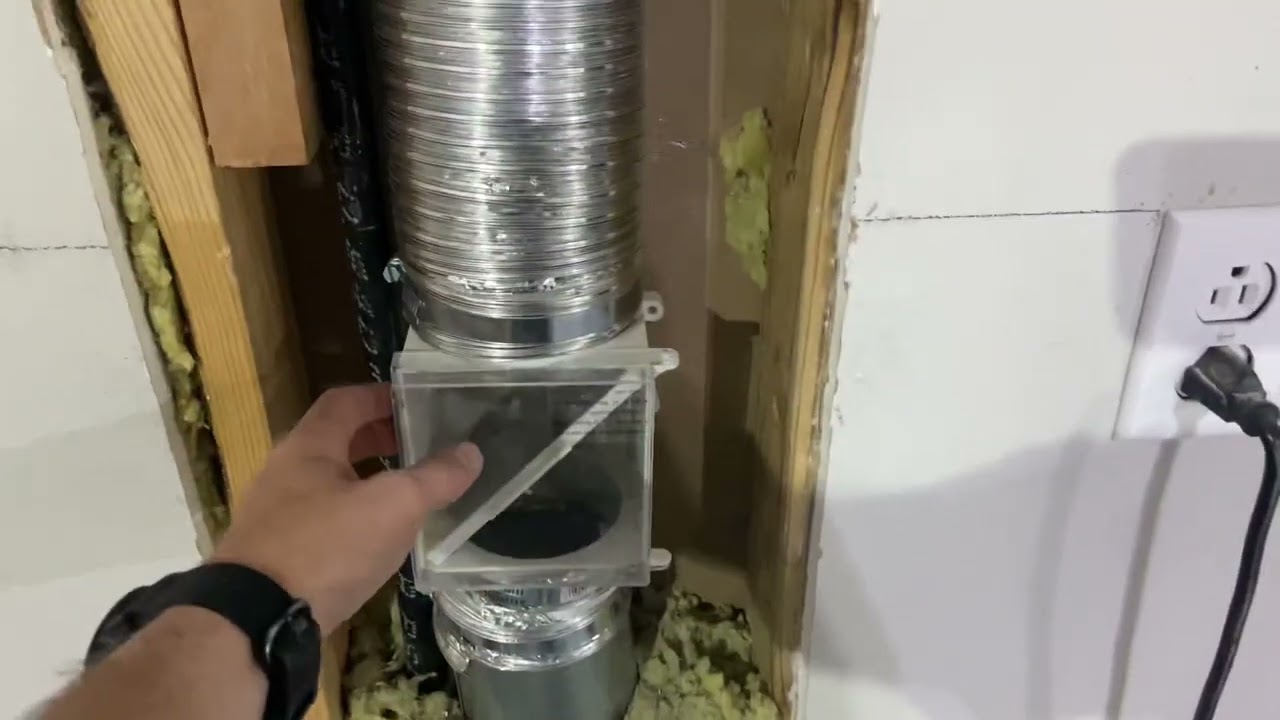 Dryer vent Booster fan 